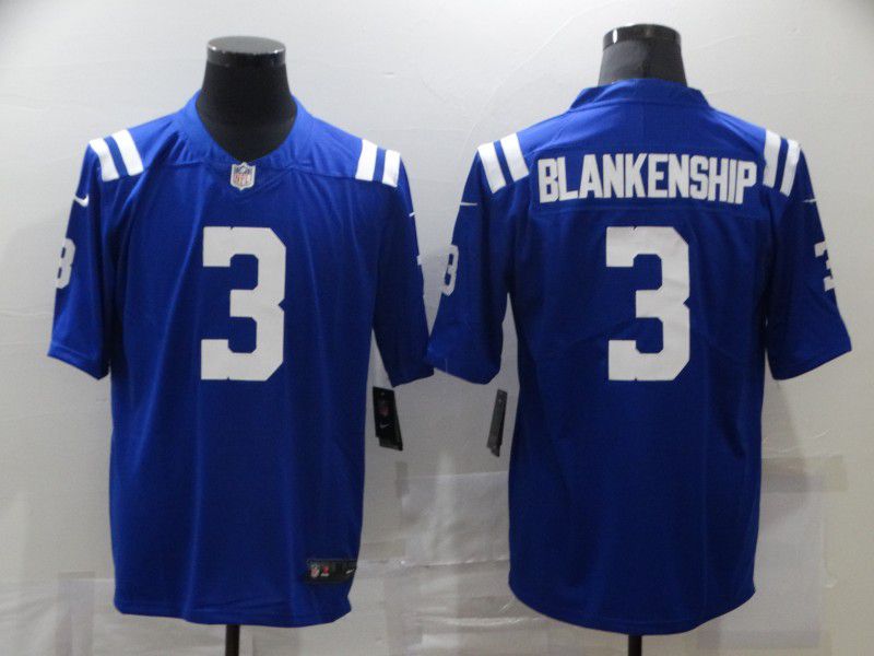 Men Indianapolis Colts #3 Blankenship Blue Nike Vapor Untouchable Limited 2020 NFL Nike Jerseys->indianapolis colts->NFL Jersey
